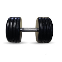 Гантель классик MB Barbell с вращающейся ручкой 47 кг MB-FdbEM-B47