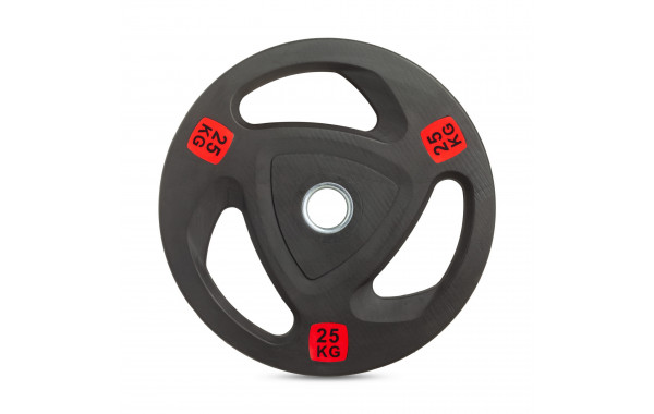 Диск 51мм обрезиненный с 3-мя хватами 25кг VictoryFit VF-ST51250 600_380