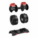 Наборная гантель Adjustable Dumbbell 3-24 кг Live Pro RUMF7070 75_75