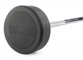 Штанга неразборная обрезиненная 30 кг. Прямой гриф VictoryFit VF-DX4300