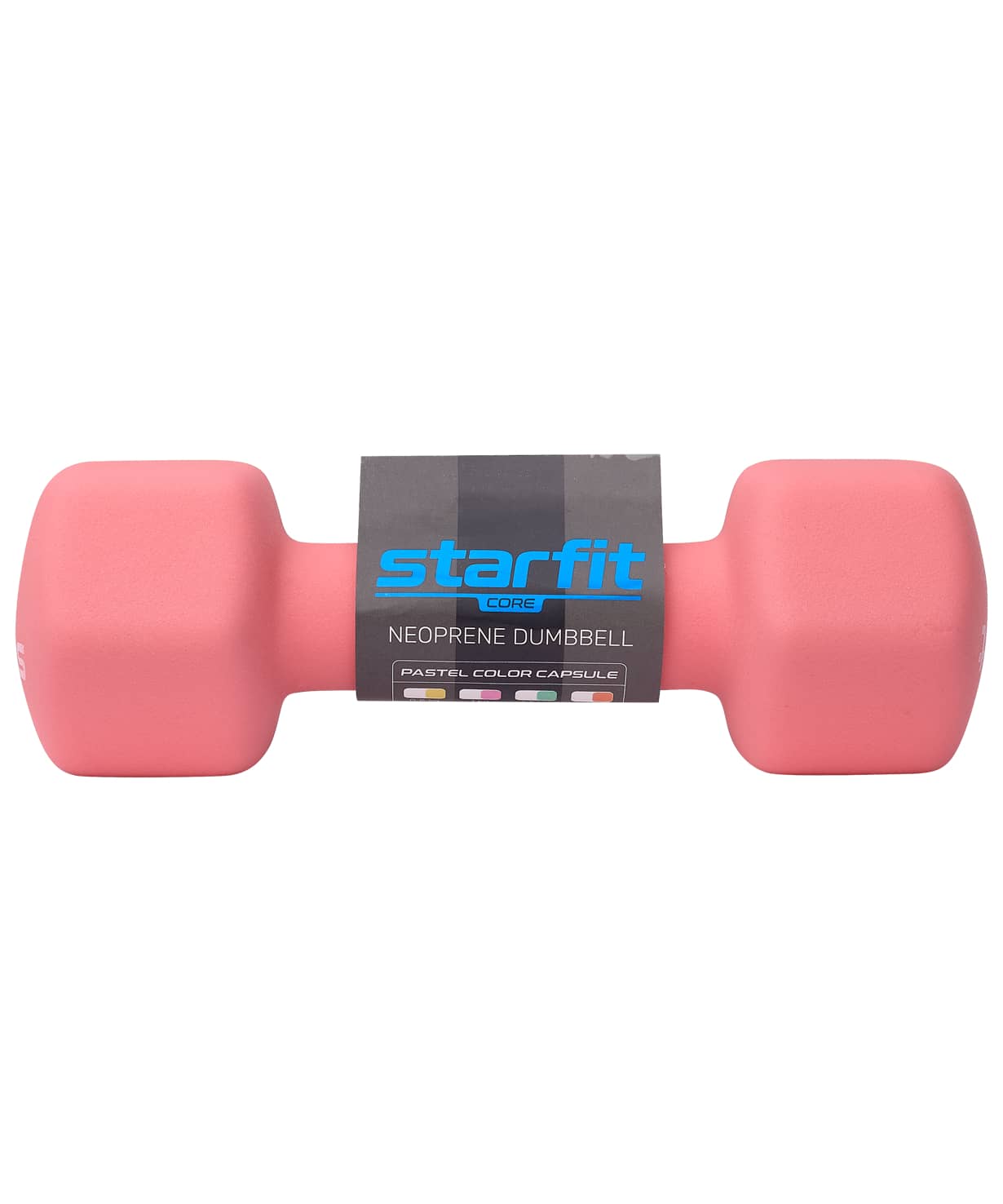 Гантель неопреновая Star Fit DB-201 3 кг, коралловый 1230_1476