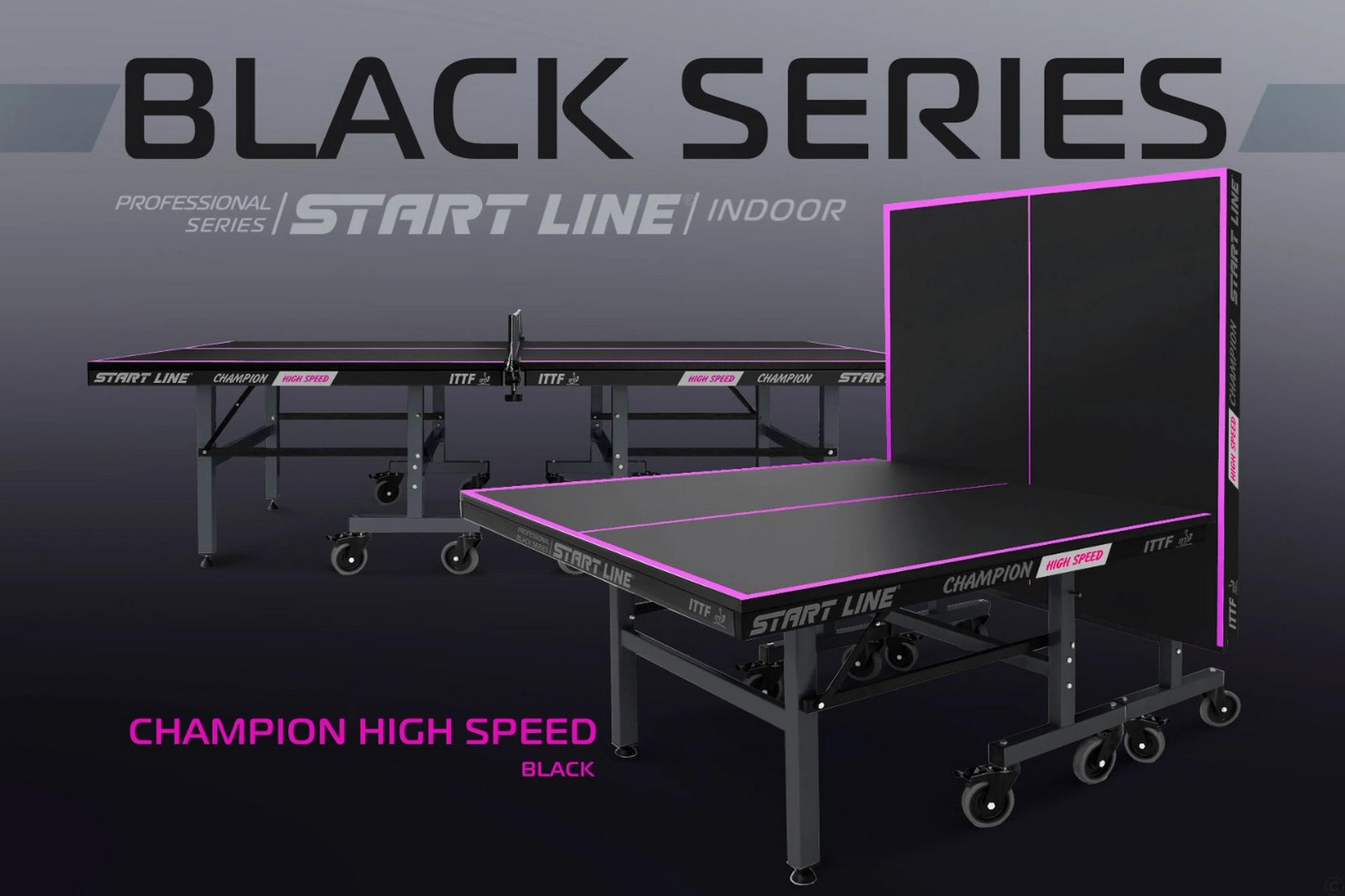 Теннисный стол Start Line Champion HIGH SPEED 60-888-2 Black 2000_1333