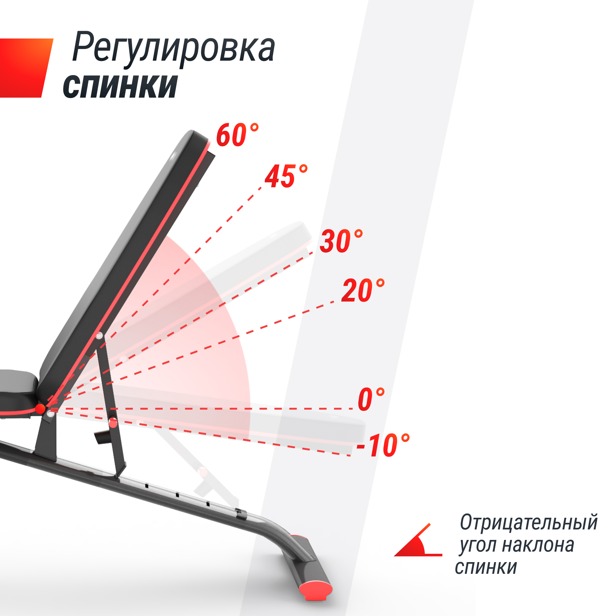 Скамья силовая универсальная UnixFit BENCH 140 BSBN140 2000_2000