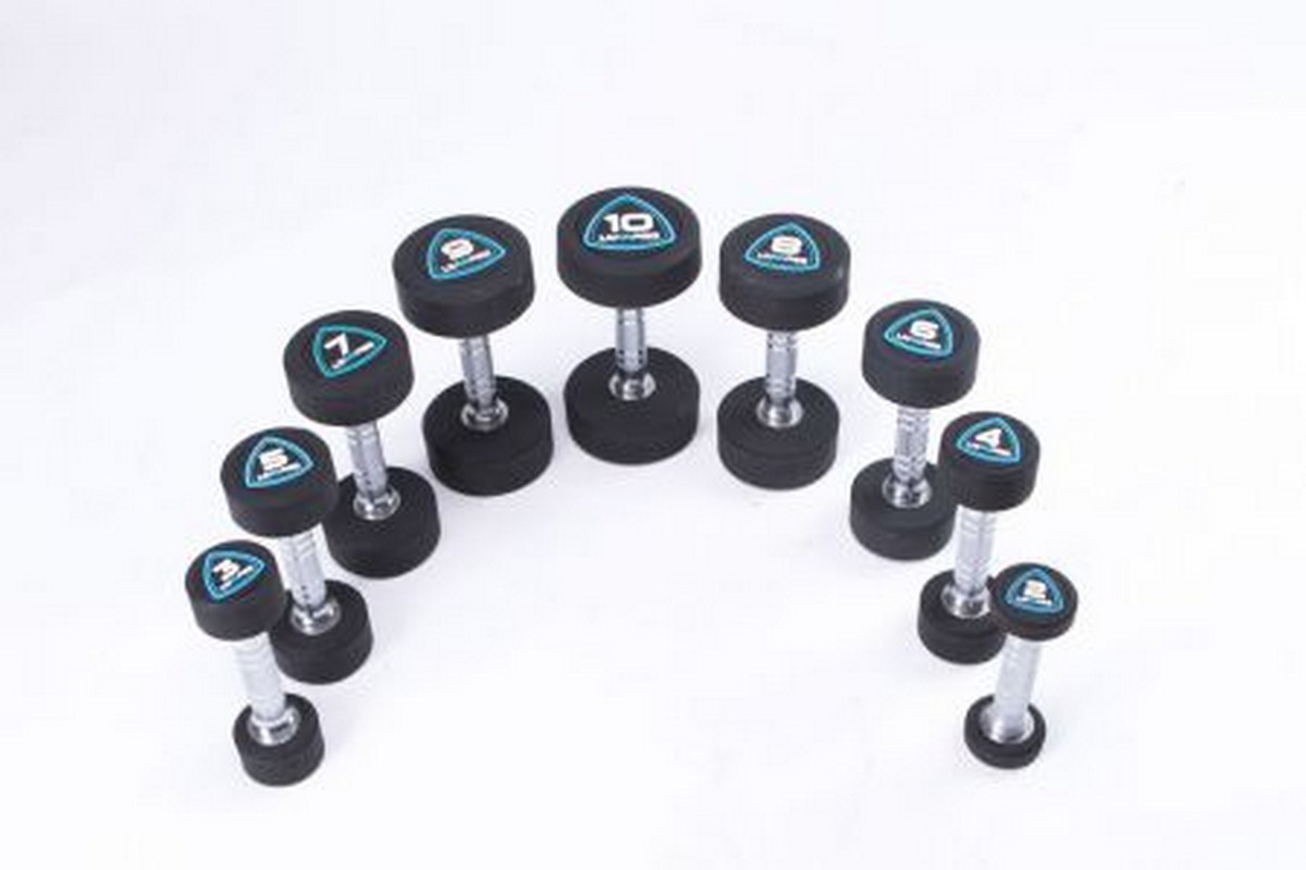 Гантели в уретане 1 кг Live Pro Studio Dumbbells LP8075-01 1200_800