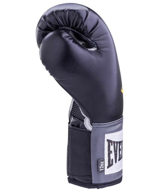 Перчатки тренировочные Everlast Pro Style Anti-MB 2314U, 16oz, к/з, черный 665_800