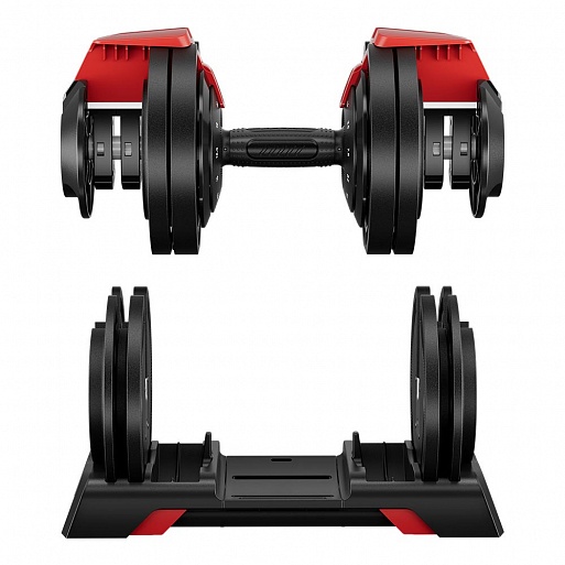 Наборная гантель Adjustable Dumbbell 3-24 кг Live Pro RUMF7070 513_513