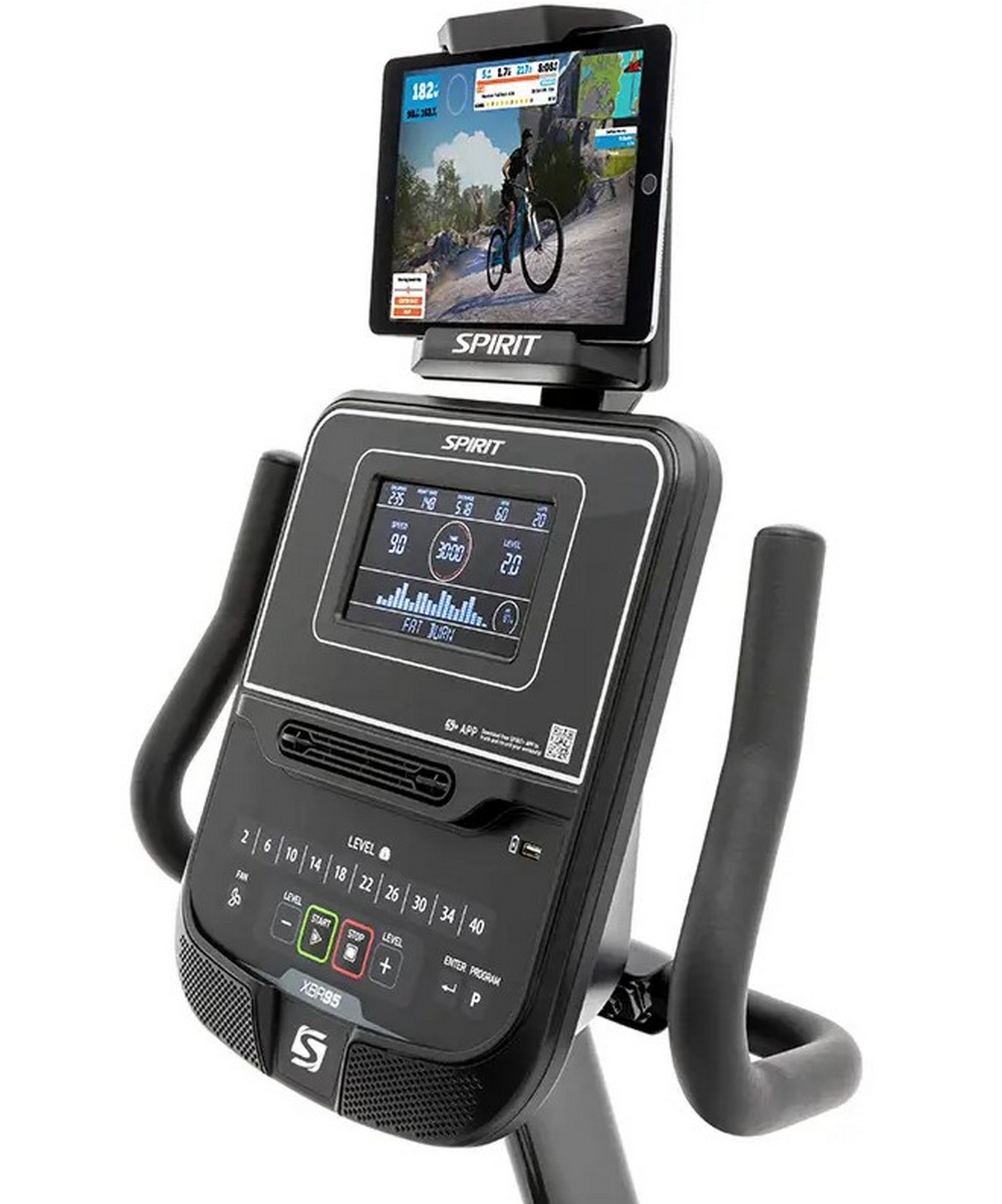 Велотренажер Spirit Fitness XBR95 Black 1665_2000