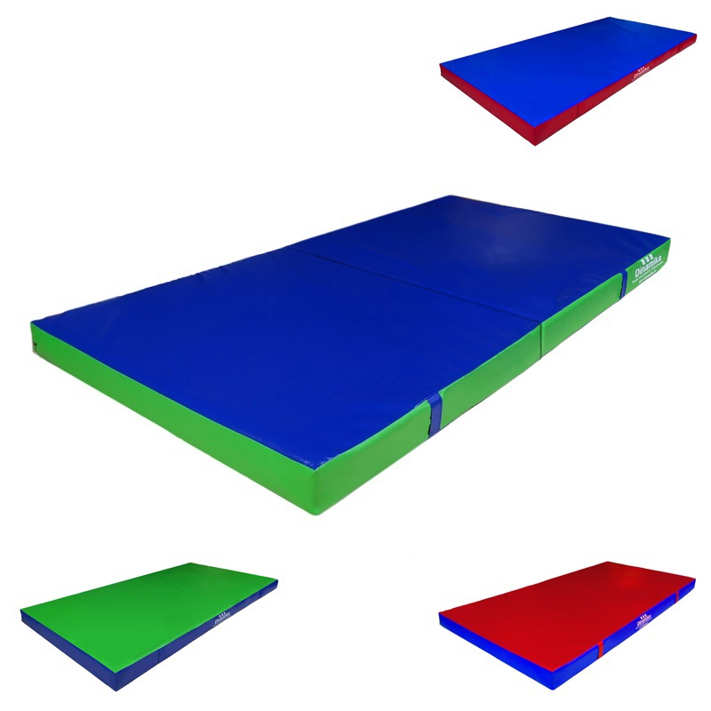Мат гимнастический 200х100х5см винилискожа складной в 2 сложения (ппу) Dinamika ZSO-001270 800_800