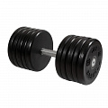 Гантель классик MB Barbell с вращающейся ручкой 56 кг MB-FdbEM-B56 120_120